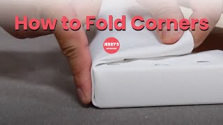 How to Fold Perfect Canvas Corners [upl. by Caresse]