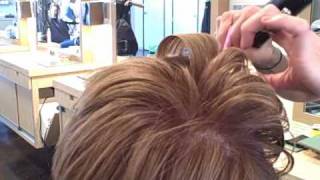 TWIG hair lounge  styling lesson with flat iron Betsy [upl. by Kifar]