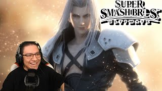 SEPHIROTH Reveal Reaction  Super Smash Bros Ultimate [upl. by Beare]