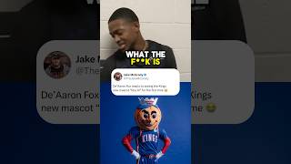 De’Aaron Fox REACTS to the Sacramento Kings New Mascot 😭 shorts deaaronfox sacramentokings [upl. by Ainoda]