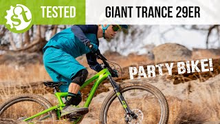 TESTED  Heres why the 2019 Giant Trance 29er is Giants most radical full suspension mountain bike [upl. by Nahbois]