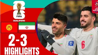 Kyrgyzstan vs Iran 23 Highlights  2026 FIFA World Cup Qualifiers AFC [upl. by Ralyat]