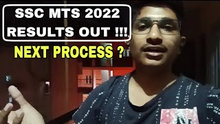 SSC MTS 2022 RESULTS OUT FINALLY 🤩🥳  NEXT PROCESS [upl. by Asial]