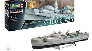 Revell 172 Schnellboot S100 Kit build [upl. by Tisbe]