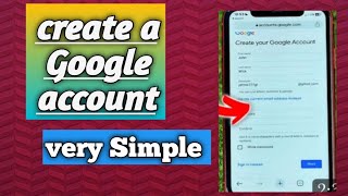 how to create a Google account in mobile [upl. by Waly880]