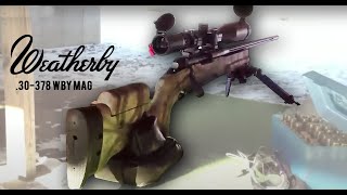 ✇ Rifle  30378 Weatherby Magnum at the Range [upl. by Rida]