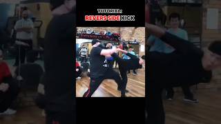 Tutorial Revers side kick 🥋mma martialarts fighter [upl. by Irish]