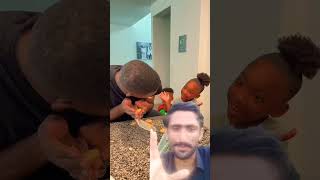 daughter wanted his food 😂 funny kids baby takis mukbang food foodie [upl. by Mccartan]