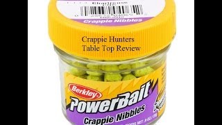 Berkleys Powerbait Crappie Nibbles Review [upl. by Anilam]