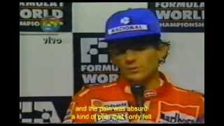 Interview Ayrton Senna GP Brazil 991 ENGLISH SUBTITLES [upl. by Pepe]