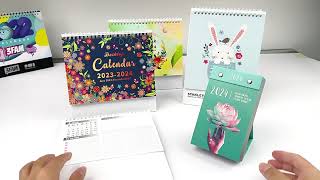 Customized 365 Day daily tear off calendar printing ramadan table desk calendar 2024Yahik [upl. by Barton]