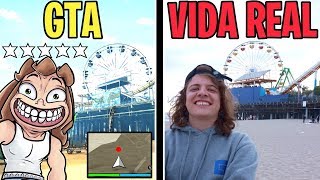 VISITEI A CIDADE DO GTA NA VIDA REAL [upl. by Ahsuas]