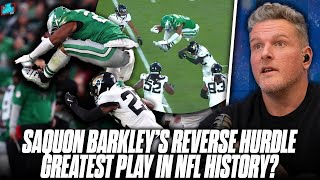 Saquon Barkley Might Have Just Made The Coolest Move In NFL History  Pat McAfee Show [upl. by Bellamy]