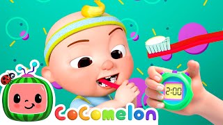 Brush Your Teeth Song Brush Along Version  CoComelon  Moonbug Kids  Color Time [upl. by Ethelbert]