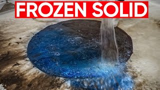 Frozen Solid Rug  Can It Be Restored  Satisfying ASMR Carpet Cleaning [upl. by Dionysus]