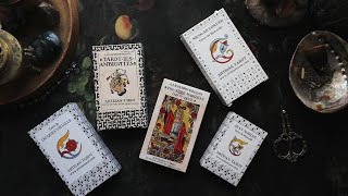 Artisan Tarot  Jacques Vieville Jean Noblet Tarot des Ambiguites The RiderMarseille Tarot [upl. by Isia]