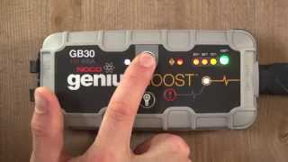 How To Jump Start A Car Battery  NOCO Genius Boost GB30 UltraSafe Lithium Jump Starter [upl. by Isidora61]