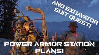 Fallout 76 Guide Where to find Power armor station plans [upl. by Hinman347]