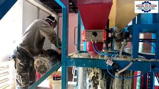 Pu Foam Manufacturing Process How To Make PU Foam In Semi Automatic Batch Foaming Machine [upl. by Justicz]