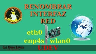 Renombrar interfaz de RED con UDEV [upl. by Aiksa]