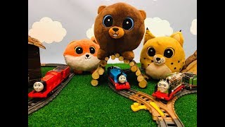 BAJKA GANG SŁODZIAKÓW 🦊🐰 Słodziaki 🚂 Tomek i przyjaciele 🚂 WYŚCIGI 🚂 tory w całym lesie [upl. by Yob952]