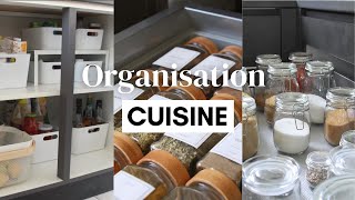 Organisation cuisine  Cuisine tour  Mes nouveaux rangements  Barbara F [upl. by Anaicilef]