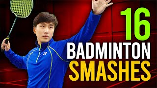 16 Badminton Smashes You NEED TO KNOW [upl. by Chryste]