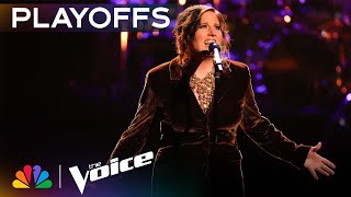 Alexa Wildishs Incredible Storytelling on Stings quotFields of Goldquot  The Voice Playoffs  NBC [upl. by Nosyd]