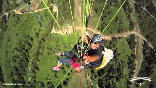 Paragliding at Jackson Hole [upl. by Airotkciv]