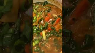 GROUND BEEF WITH SQUASHKALABASA AND SPINACH SO YUMMY 😋😋food homemade cookingvideofood [upl. by Ayamat650]