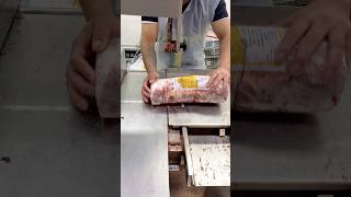 Amazing Delicious Frz Boneless Buffalo Cube Roll Cutting by Export Meat Cutter I  shorts [upl. by Jotham]