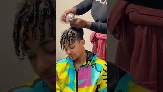 How to do finger coils 🔥🎥 fingercoils curlyhair naturalhair [upl. by Hendry]