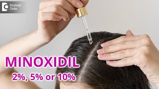 Should I use 2 5 or 10  Minoxidil solution  Dr Deepak P Devakar  Doctors Circle [upl. by Eical]