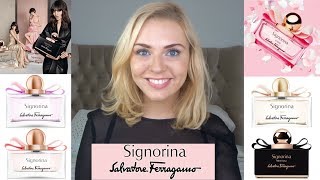 SIGNORINA BY SALVATORE FERRAGAMO PERFUME RANGE REVIEW  Soki London [upl. by Neitsirhc]