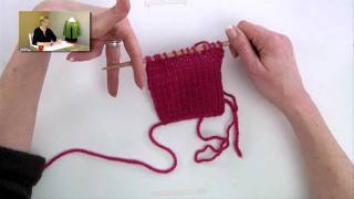 Knitting Help  Reinserting Needle into Live Stitches [upl. by Rimidalg]