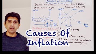 Y1 25 Causes of Inflation  Demand Pull and Cost Push Inflation [upl. by Shelba]