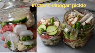 Sirke Wala Achar  No oil vegetable pickle Shawarma pickle [upl. by Enail]