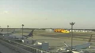 FedEx  MD 11  Plane Crash Footage  Tokyo Narita Int Airport  3 22 2009  HD [upl. by Drye158]