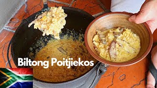 How To Make Biltong Poitjiekos  Easy Biltong Poitjiekos by Xman amp Co [upl. by Gaudet756]