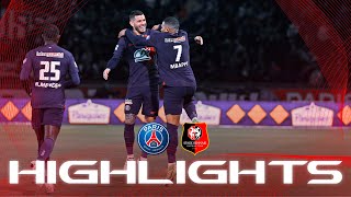 THROUGH TO THE FINAL 🏆🔴🔵  HIGHLIGHTS  PSG 10 RENNES ⚽️ COUPE DE FRANCE PSGSRFC [upl. by Nosiram]