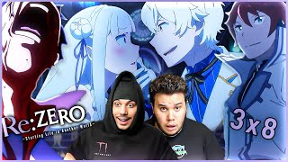 ReZERO Season 3 Episode 8 REACTION  WEDDING CRASHERS [upl. by Ahsemat372]