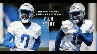 Detroit Lions film study Every Terrion Arnold amp Ennis Rakestraw pass rep vs NY Giants preseason [upl. by Ferullo]