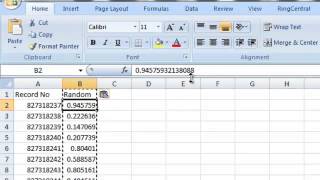 How to Create a Random Sample in Excel in 3 minutes [upl. by Ahsropal168]