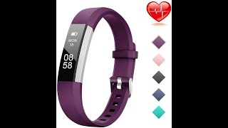 Lintelek Fitness Tracker Slim Activity Tracker with Heart Rate Monitor [upl. by Yuht]