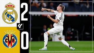 HIGHLIGHTS  Real Madrid 20 Villarreal  LaLiga 202425 [upl. by Urita958]