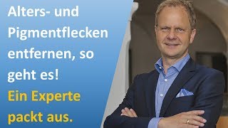 Altersflecken und Pigmentflecken entfernen  wie geht es am besten [upl. by Idner]