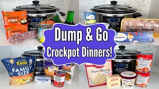 6 DUMP amp GO SLOW COOKER MEALS  The EASIEST Crockpot Dinners ANYONE CAN MAKE  Julia Pacheco Recipes [upl. by Gerk]