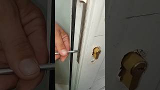 Fix door lock cylinder  Door lock cylinder replacementdiy doorlock shorts lock [upl. by Caitrin47]