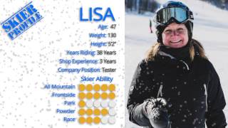 Lisas ReviewAtomic Cloud Nine Skis 2015Skiscom [upl. by Eadith]