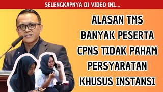 Alasan TMS Peserta Gagal Lolos Administrasi CPNS Paling Banyak Karena Ini [upl. by Lihp298]